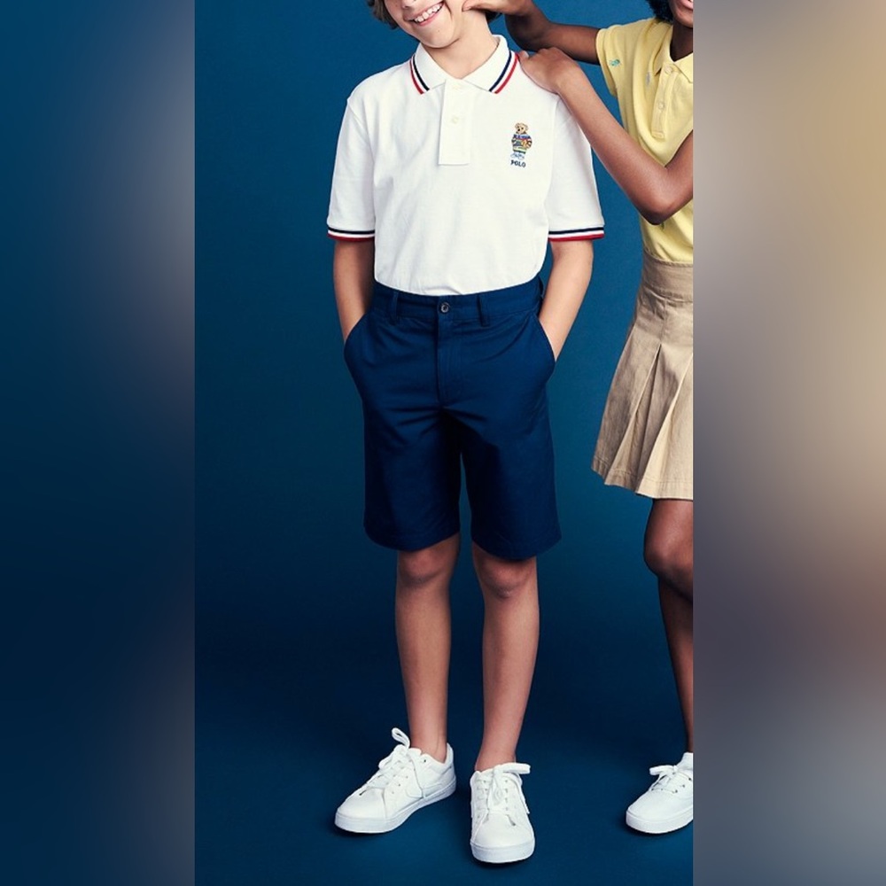 POLO RALPH LAUREN BOY Navy Shorts SIZE:8